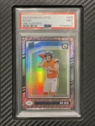 2024 PSA 9 Bo Nix #209 Rated Rookie One Hundred Emoji Prizm Donruss Optic NFL