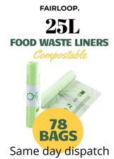 Compostable Food Waste 7L 10L 25L 40L 80L 140L 240L Caddy Bags Wheelie Liners