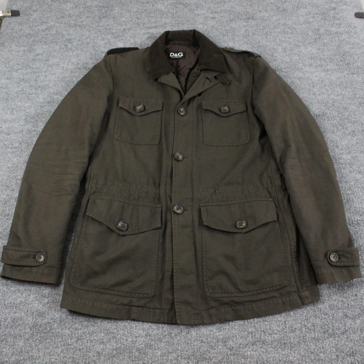 ジャケット・アウター archive 90s dolce&gabbana pea coat Double-breasted wool pea coat with branded tag in Grey for Men