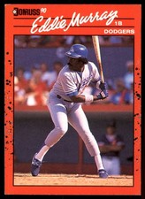 Eddie Murray 1990 Donruss #77 Dodgers MLB READ FREE SHIPPING AutographDen