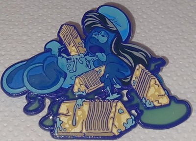 PIN'S NR.2 SCHLUMPF SCHLUMPF FLIEDER 5. ELEMENT SCHLUMPF PITUFOS SMURF 