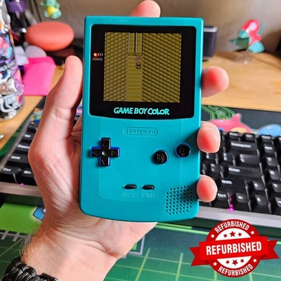 Nintendo Game Boy Color Console Handheld System Cleaned Tested New CaseRenewed