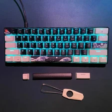 Mechanical gaming keyboard, HXSJ60% mechanical gaming keyboard