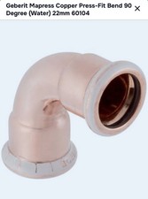 Geberit M Press Fitting 22mm 90 Degree Bend Pack Of 20