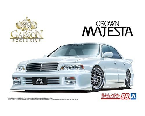 1:24 Scale Aoshima GARSON Toyota UZS141 Crown Majesta ’91 Model Kit - RARE UK