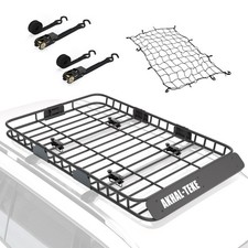 Roof Rack Basket, Upgraded 64"x 39"x 4" Roof Rack Cargo Carrier with 3' X 4' ...