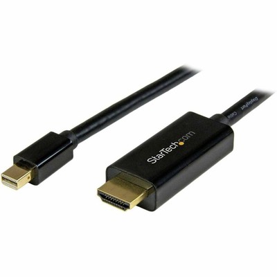 StarTech Mini DisplayPort to HDMI converter cable 6 ft 2m 4K MDP2HDMM2MB