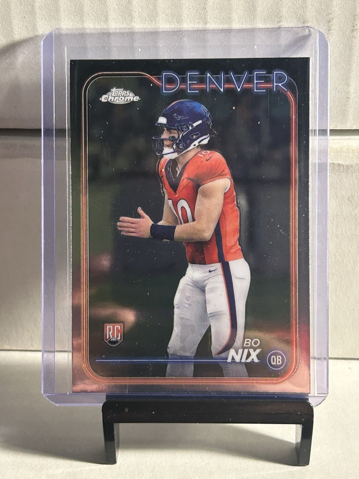 2024 Topps Chrome Football Bo Nix RC #206