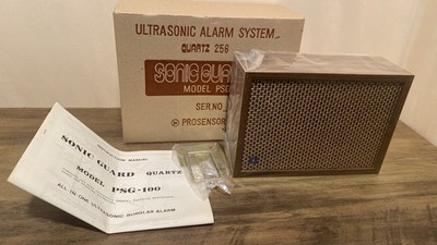SONIC GUARD PSG-100 QUARTZ 256 ULTRASONIC BURGLAR ALARM SYSTEM VINTAGE JAPAN NEW