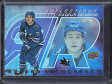 2024-25 Upper Deck Extended Macklin Celebrini RR-24 Rookie Reflections Triple