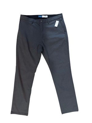 Old Navy Slim Ultimate Tech Built-In Flex Chino Pants Mens 36 x34  Gray NEW