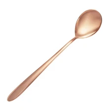 Copper Spoon 99% Pure Long Handle for Coffee Tea Stirring Dinner Tableware