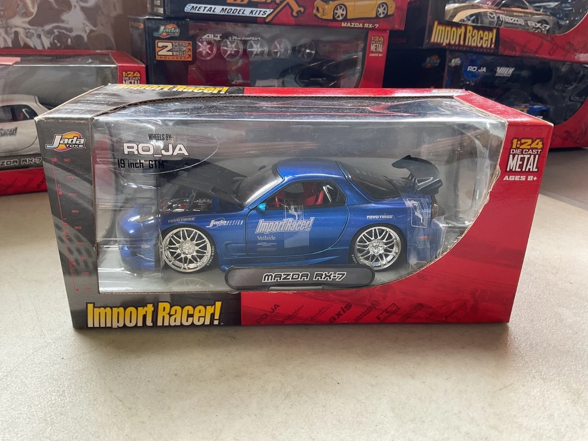 Jada Toys Mazda RX-7 Contemporary Manufacture Diecast Cars, Trucks