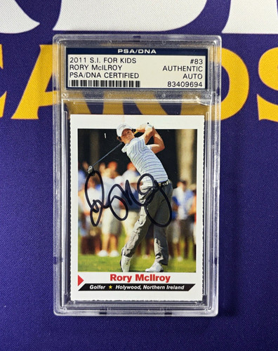 RORY MCILROY 2011 Sports Illustrated for Kids Golf AUTO #83 PSA/DNA AUTH (RC)