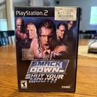 WWE SmackDown Shut Your Mouth (Sony PlayStation 2 PS2, 2002) Complete CIB Tested