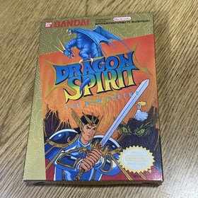 Dragon Spirit :  The New Legend : Nintendo NES Game Box Manual WOW!