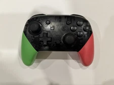 Nintendo Switch Splatoon Edition Pro Controller Wireless - Tested & Cleaned