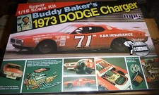 MPC 811 BUDDY BAKER K&K 1973 DODGE CHARGER NASCAR #71 1/16 McM KIT FS