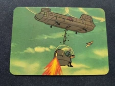 1986 Hasbro G.I. Joe Action Card # 75 Firefly Moves Up (NM)