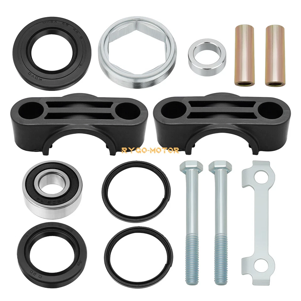 Kit de tuercas de sello de cojinete de vástago de dirección para Yamaha YFZ450/YFZ450R/YFZ450X Foto 3 de 4