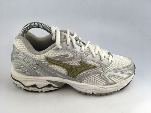 Mizuno Women's Wave Nexus 2 Running Shoe,White/Silver Sz 7 US - 第 1/12 張圖片