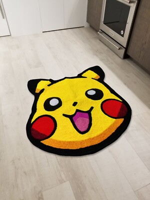 Pikachu Japanese Anime Cartoon Modern Accent Area Runner Rugs