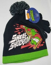 Teenage Mutant Ninja Turtles Boys Hat  Glove Set, One Size