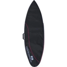 Ocean & Earth Compact Day Black/Red Shortboard Board Bag Fits Board 22.5" x 5'8"