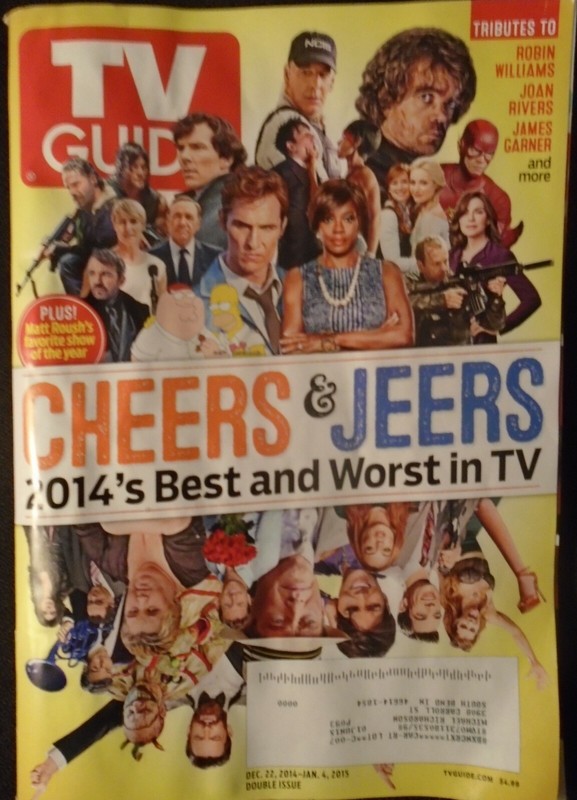 TV GUIDE MAGAZINE 12-22-14 CHEERS & JEERS, ROBIN WILLIAMS, JOAN RIVERS