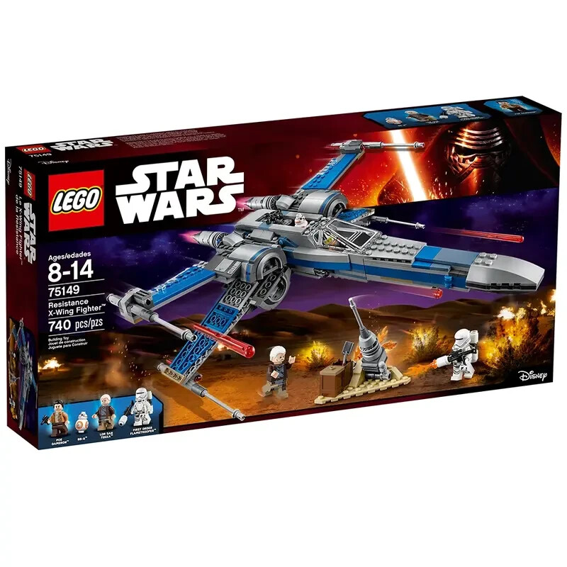 ローチェスト Lego Resistance X-Wing Fighter 75149 Star Wars Minifigure Building
