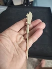 Vintage He Man Castle Grayskull halberd, staff part weapons rack