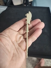 Vintage He Man Castle Grayskull halberd, staff part weapons rack 