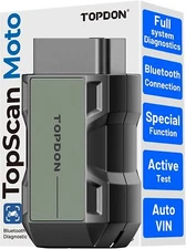 2025 NEW TOPDON Motorcycle Diagnostic Scanner OBD2 Scan Tool Moto Code Read