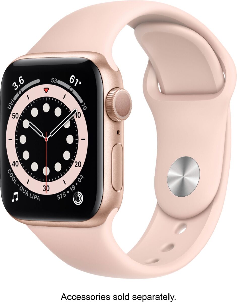 Apple Watch Series 6 GPS 40mm Gold Aluminum Case with Pink Apple Watch Series 6 GPS 40mm Gold Aluminum Case with Pink