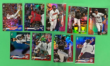2020 TOPPS OPENING DAY PARALLEL & INSERT LOT (12) BLUE FOIL, RED FOIL, MASCOTS