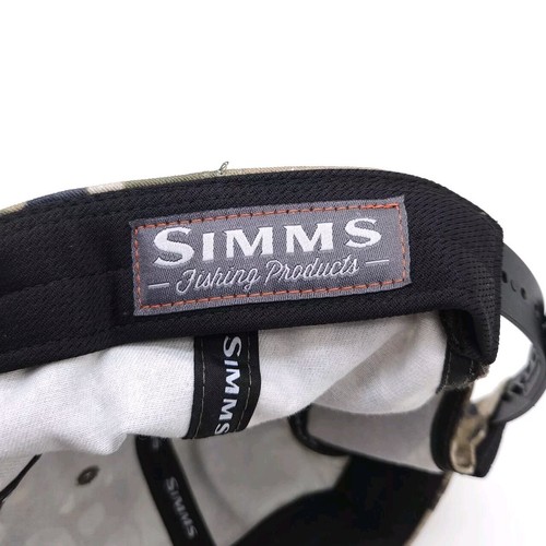 Simms Fishing CBP Single Haul Snapback Hat Veil Risparian Camo Ball Cap Hunting - Picture 8 of 8