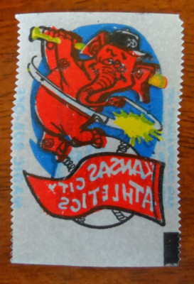 1961 TOPPS BASEBALL MAGIC RUB-OFFS KANSAS CITY ATHLETICS EX/MT-NM O-2055
