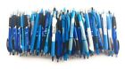 Bulk Misprint Pen Lots: 500 count mixed Blue Royal Navy Sky Ballpoint Click Pens