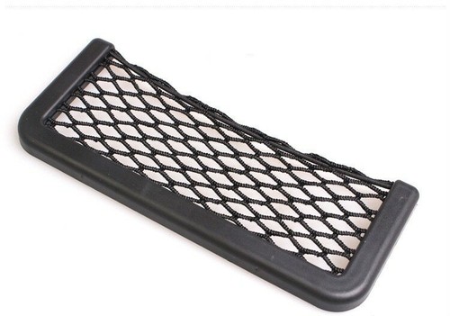 Universal Car Storage Net String Pouch Bag GPS Phone Holder Pocket Organizer - Foto 4 di 11