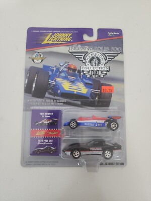 Vintage Johnny Lightning Indy 500 Champions Collection 1978 Al Unser Black Vette