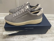 NIB Cole Haan Men's Grandpro Topspin Sneaker, Titanium/Angoran, C39498 sIZE 9
