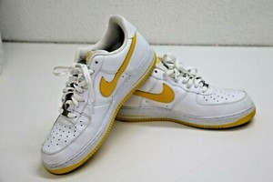 Nike Air Force 1 Low White / Yellow Size 11.5/EUR 45.5 315122-172 | eBay