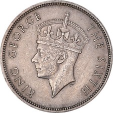 [#1041232] Münze, Mauritius, George VI, Rupee, 1950, SS, Kupfer-Nickel, KM:29.1