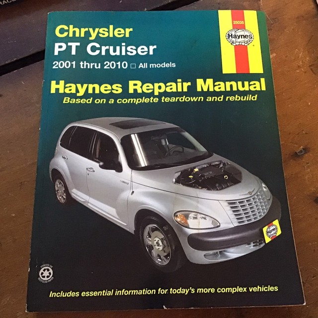 Haynes Repair Manual 25035 CHRYSLER PT Cruiser 2001 Thru 2010 All