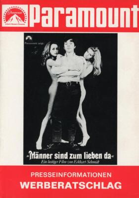 Werberatschlag ''MÄNNER SIND ZUM LIEBEN DA'' EA 1970, Eckhart Schmidt Isi ter Jung