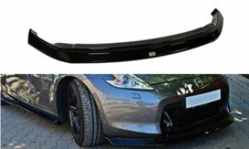 Front Diffuser Splitter Maxton Design Gloss Black ABS for Nissan 370Z