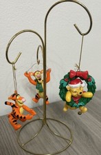 Winnie the Pooh and Friends Christmas Tree Ornaments Lot of 3 Pooh  Tigger
