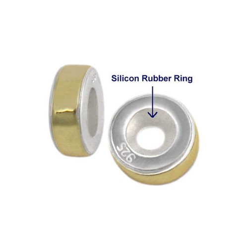 925 Sterling Silver Bead stoppers for 3 mm Chain Bracelets & Necklaces eBay