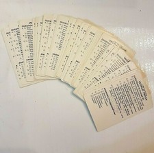 World Trivia Card Game 1984 Professor Hoyle Travel Pocket PARTIAL DECK 46 Cards