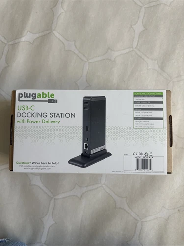 New Plugable USB-C Docking Station with Power Delivery Model UD-CA1A - Picture 3 of 6
